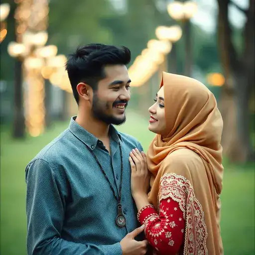 Photo of Amina and Radwan